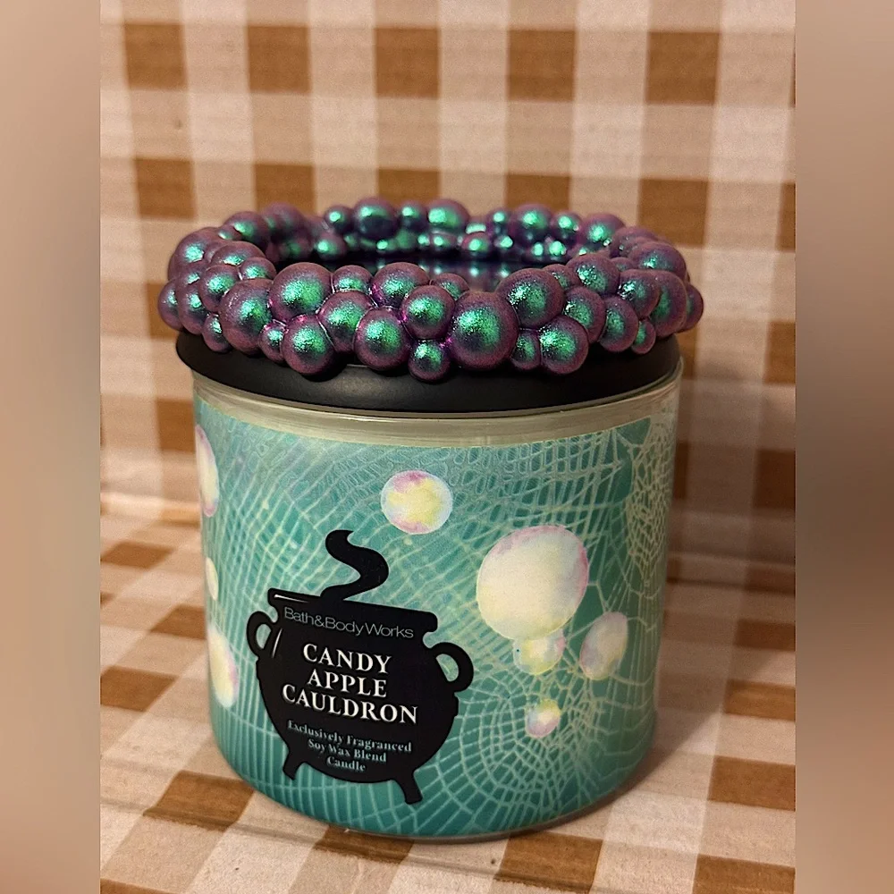 NEW B&BW Candy Apple Cauldron Candle/Bubble Lid - Picture 3 of 7